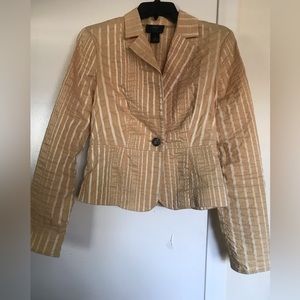 TRUE MEANING , size 4 , striped women’s jacket , beautiful details !